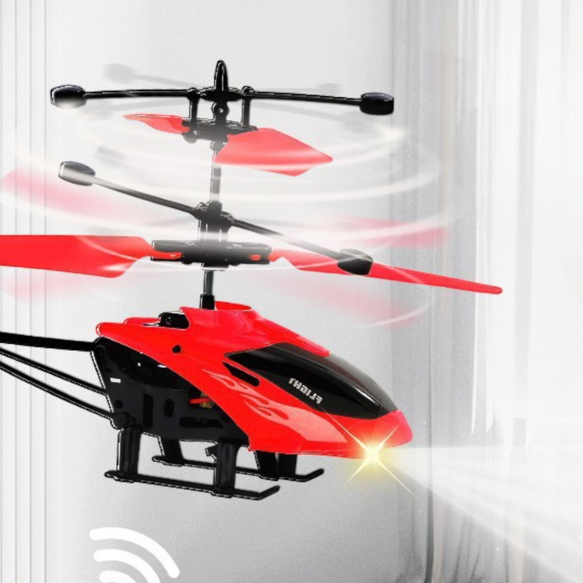 HELIKOPTER STEROWANY DŁONIĄ ZABAWKA LATAJĄCA LATAJĄCY DRON ŚWIECI LED USB