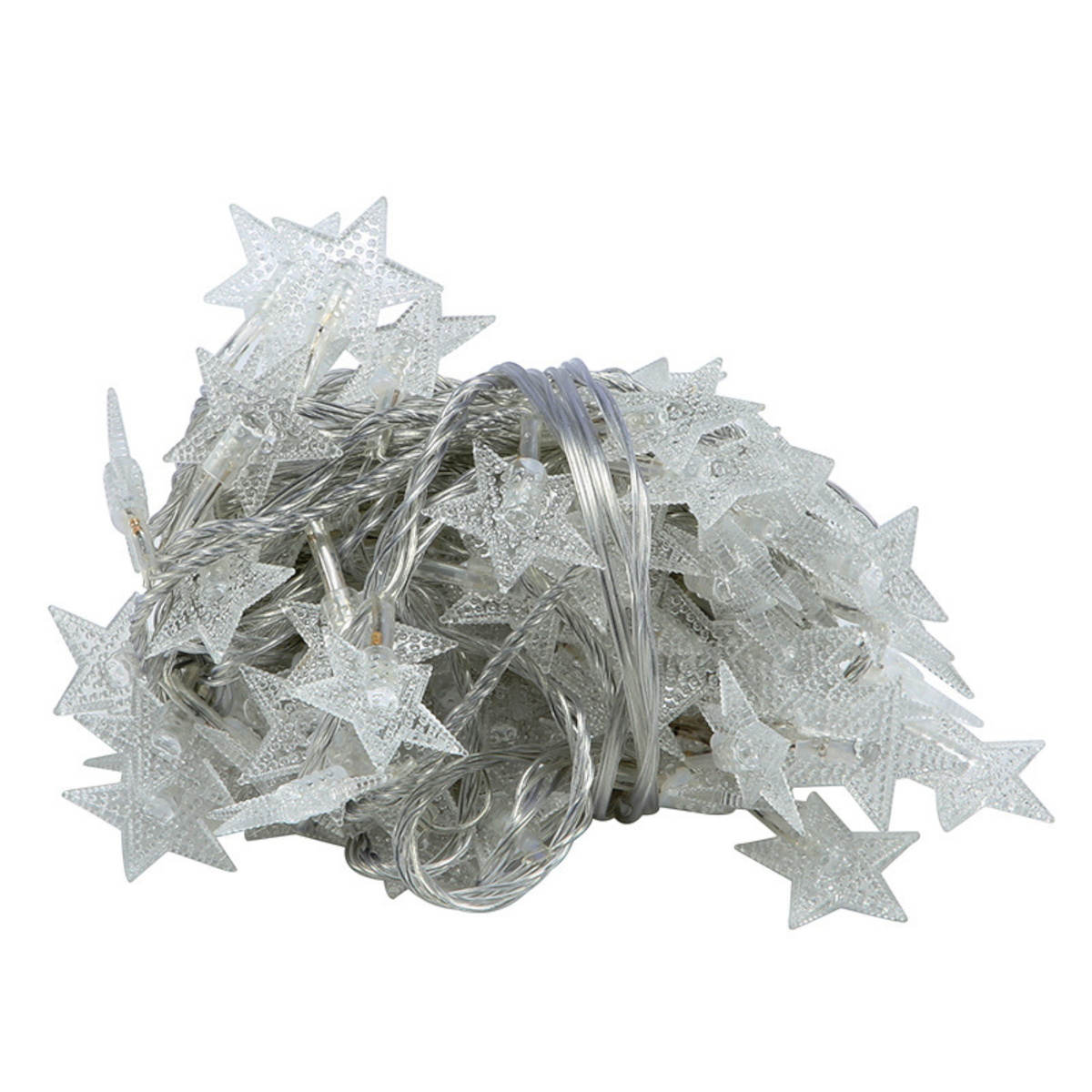 LAMPKI ŚWIĄTECZNE KSZTAŁT GWIAZD DEKORACJA ŁAŃCUCH LED KOLOROWE GWIAZDKI