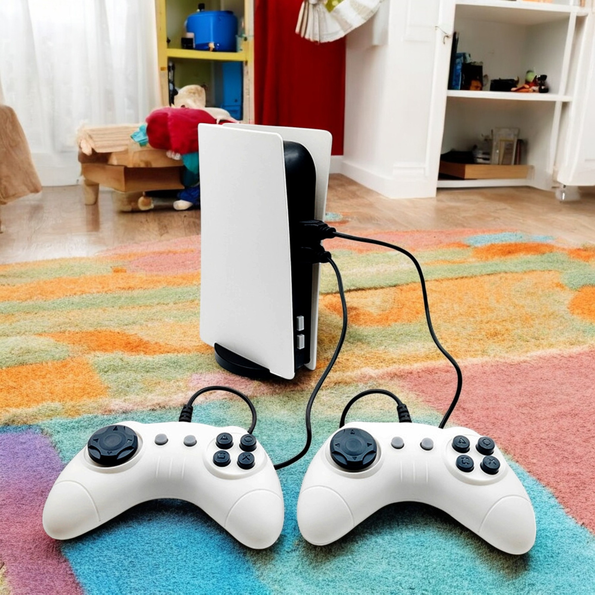 KONSOLA TELEWIZYJNA RETRO GAME STATION 5 GS5 - 300 GIER 2 PADY