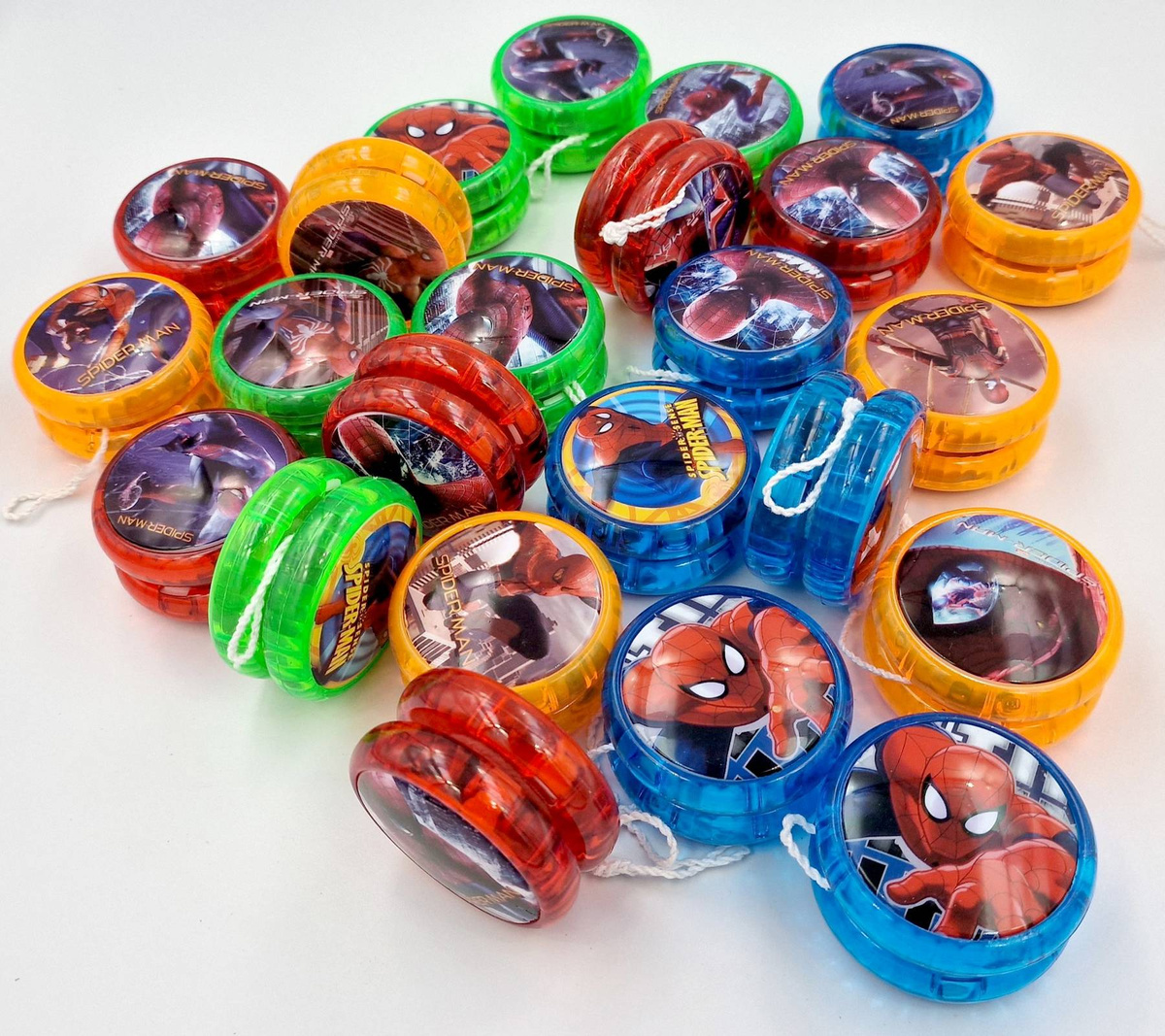 JOJO ŚWIECĄCE YOYO ŚWIECI SPIDERMAN ZABAWKA ZRĘCZNOŚCIOWA DLA DZIECI LED