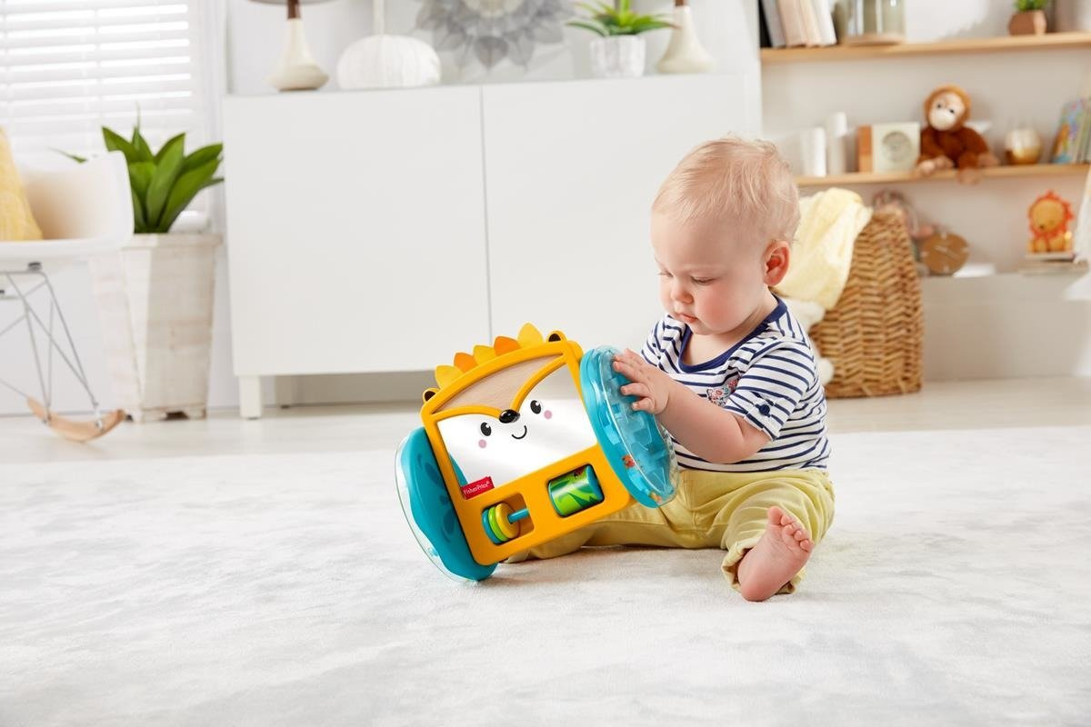Fisher Price kolorowe zwierzątka lusterko Jeż