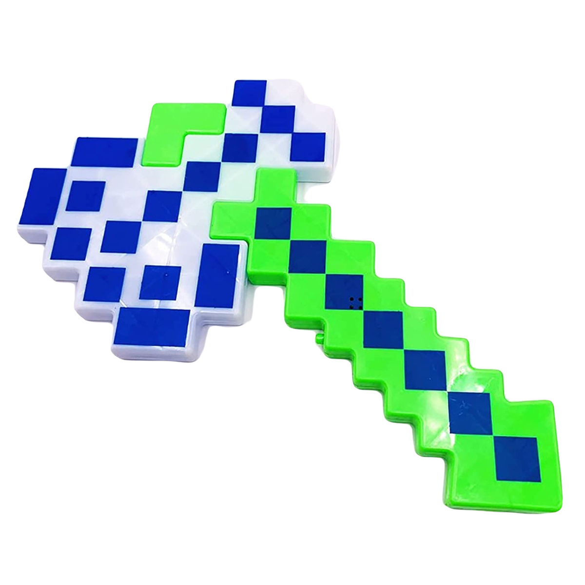 MINECRAFT Siekiera Pixel z dźwiękiem i światłem