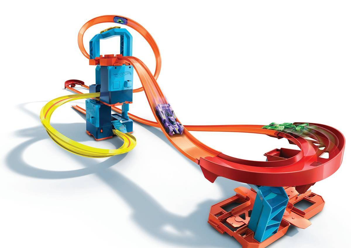 HOT WHEELS Tor Ultraprzyśpieszenie Zestaw z napędem GLC97 