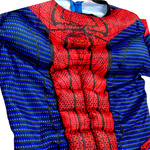 SPIDERMAN - STRÓJ DLA CHŁOPCA GRUBY Z MIEŚNIAMI DELUXE