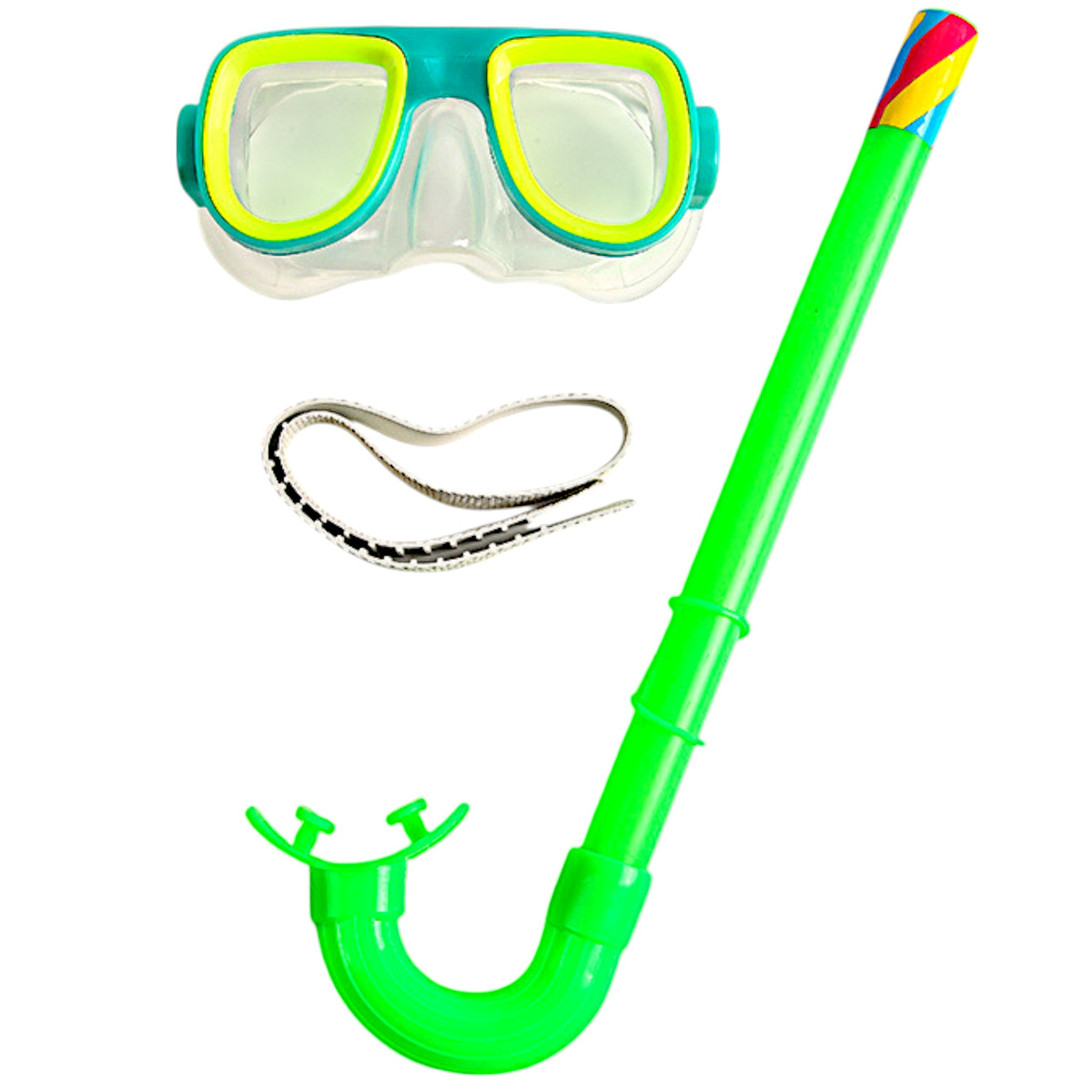 ZESTAW DO NURKOWANIA OKULARY PŁYWACKIE Z RURKĄ GOGLE DO WODY ŁATWE ZAPIĘCIE