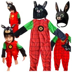 STRÓJ KRÓLIK BING PRZEBRANIE NA BAL HALLOWEEN KARNAWAŁ KOSTIUM + MASKA