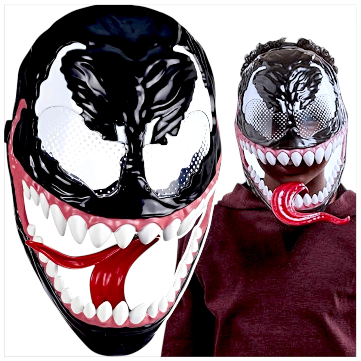 VENOM - MASKA ŚWIECĄCA DLA DZIECI