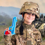 MINECRAFT Zestaw Pistolet + Siekiera Pixel