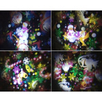 PROJEKTOR LASEROWY ŚWIĄTĘCZNY LED WYŚWIETLA OBRAZKI BOŻE NARODZENIE LAMPA