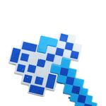 MINECRAFT Siekiera Pixel z dźwiękiem i światłem