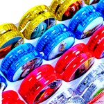 ŚWIECĄCE JOJO AUTA YO-YO ZABAWKA ZRĘCZNOŚCIOWA CARS WZORY ŚWIECI