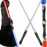 2 miecze świetlne Star-Wars,  możliwość złączenia w jeden