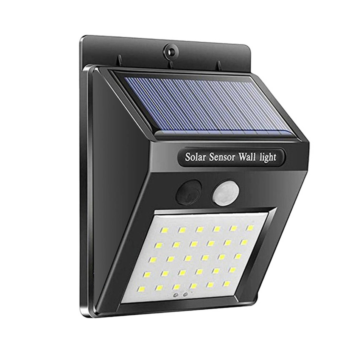 Lampa Solarna z Czujnikiem Ruchu i Zmierzchu 30LED Czujka Do Elewacji