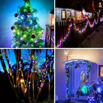 LAMPKI NA CHOINKĘ LED NA DRUCIKU ŚWIATEŁKA NA BATERIE DRUCIK OŚWIETLENIE 5M