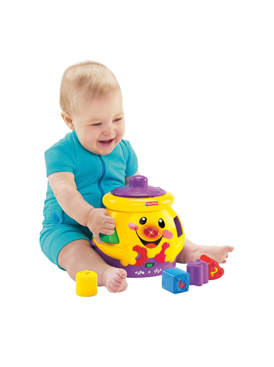 FISHER PRICE Garnuszek na klocuszek