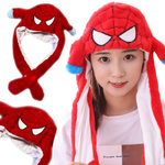 Świecąca LED Czapka Z Ruchomymi Uszami Spiderman Kigurumi