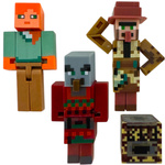 MINECRAFT ZESTAW FIGUREK 6w1 FIGURKI Z GRY VILAGER ALEX DUŻY ZESTAW 6w1