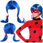 STRÓJ BIEDRONKA PRZEBRANIE KOSTIUM PERUKA MASKA TOREBKA rozmiar L 122-128cm