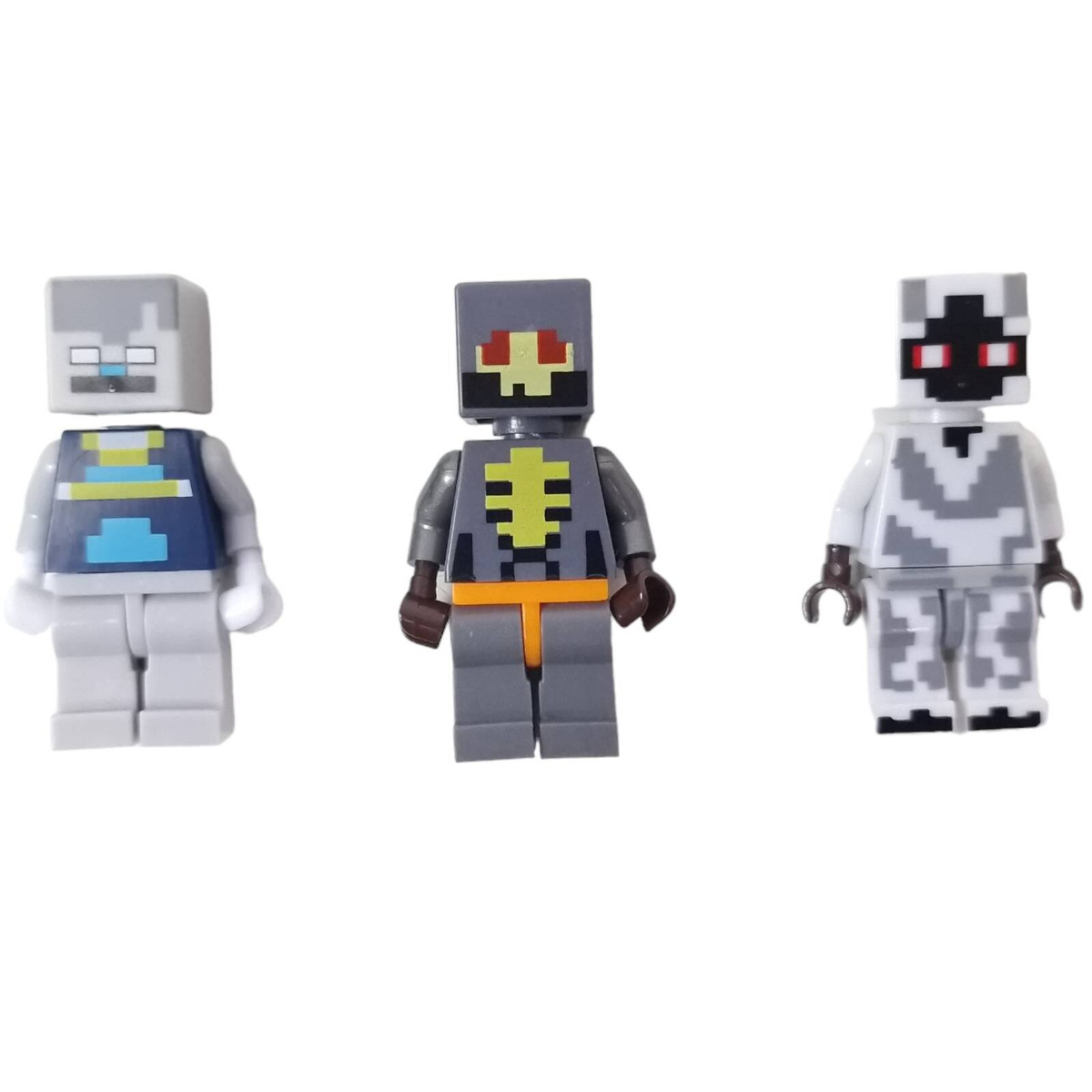 MINECRAFT DUŻY ZESTAW FIGUREK 12 SZTUK FIGURKI DINOZAURY KLOCKI 12w1 STEVE