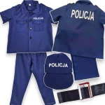 Strój przebranie dla chłopca Policjant - Kostium Policja / rozmiar L 122-128