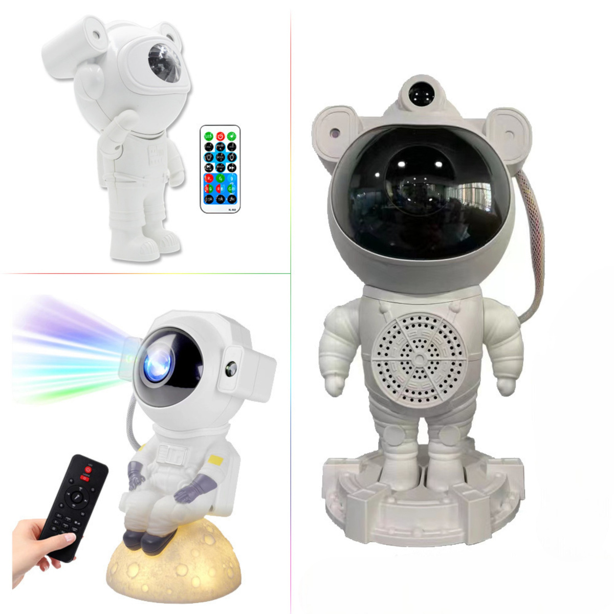 PROJEKTOR GWIAZD ASTRONAUTA LAMPKA NOCNA RZUTNIK GLOŚNIK BLUETOOTH 8w1 2025