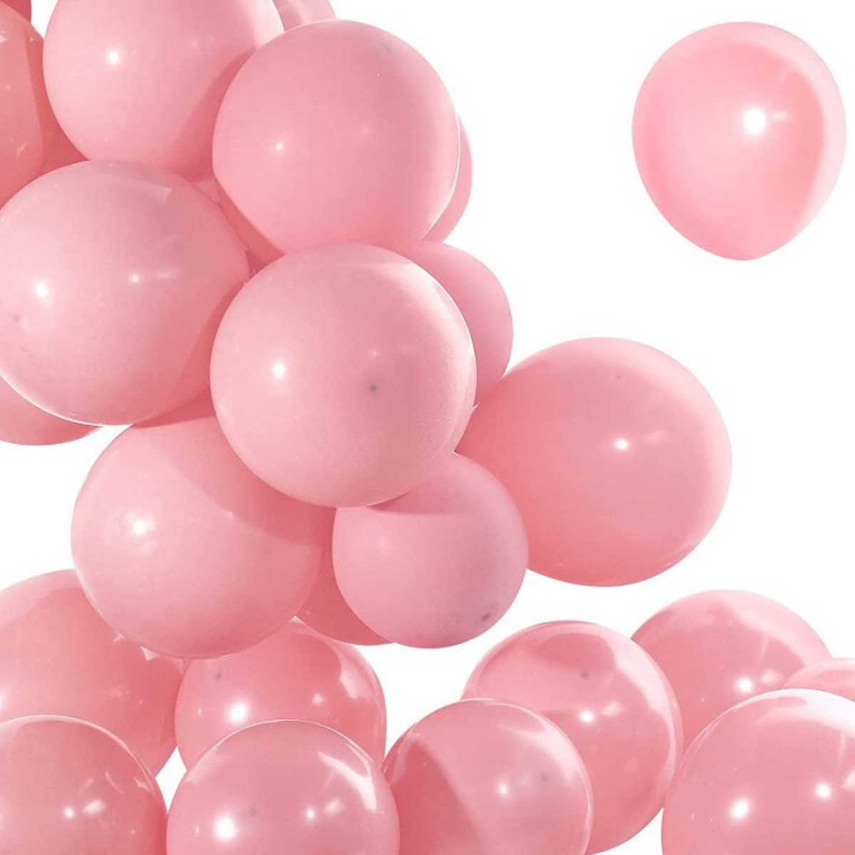 Zestaw balonów pastelowych różowe 6 szt.