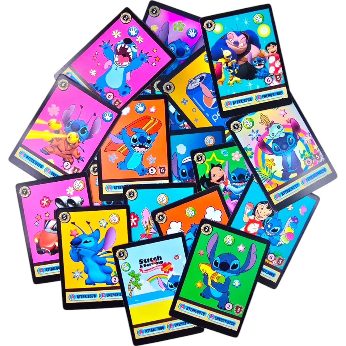 LILO I STICH KARTY KOLEKCJONERSKIE SPECJALNE DO GRY 45 KART + ETUI PUDEŁKO