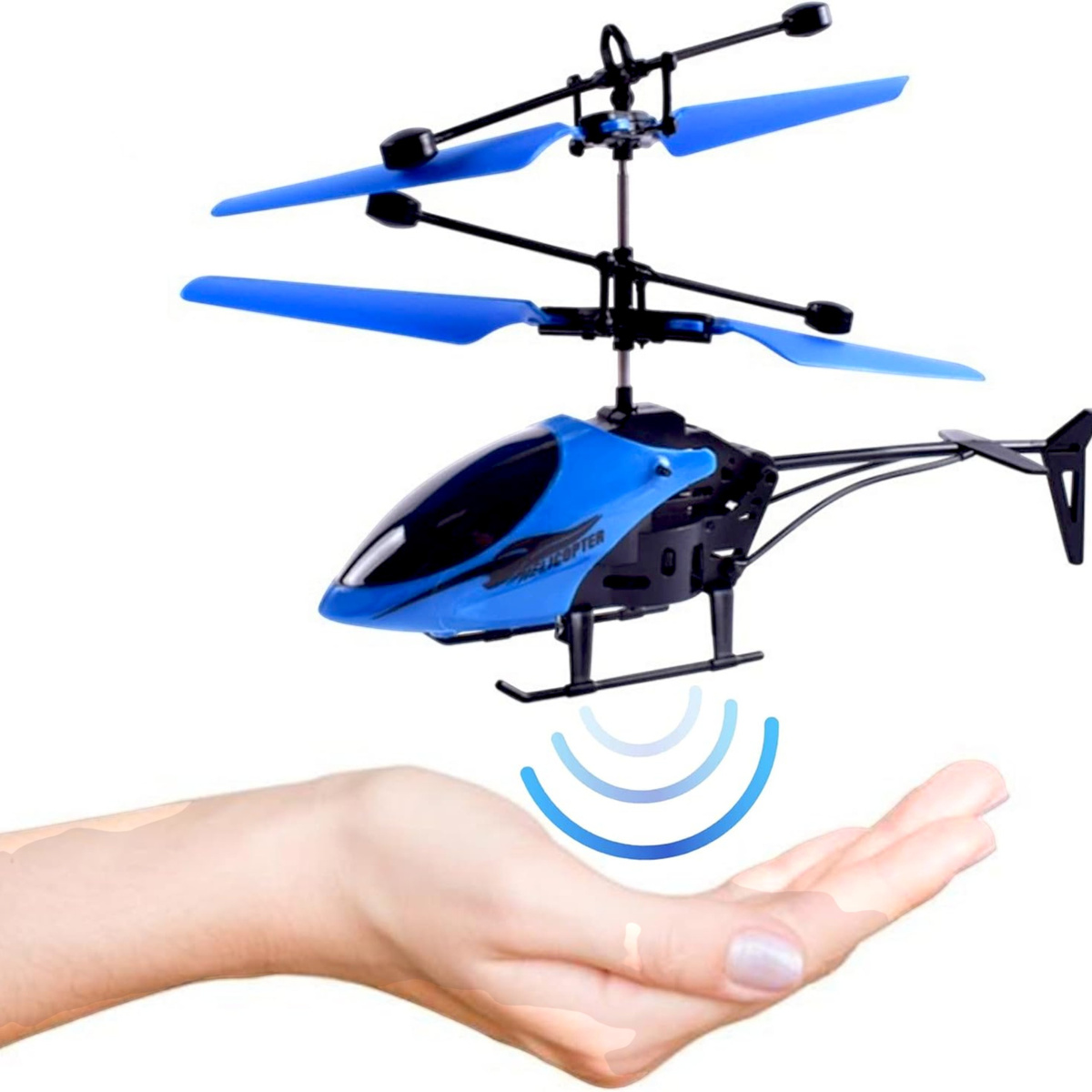 HELIKOPTER STEROWANY DŁONIĄ ZABAWKA LATAJĄCA LATAJĄCY DRON ŚWIECI LED USB