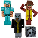 MINECRAFT ZESTAW FIGUREK 6w1 FIGURKI Z GRY DIAMENTOWY STEVE DUŻY ZESTAW 6w1