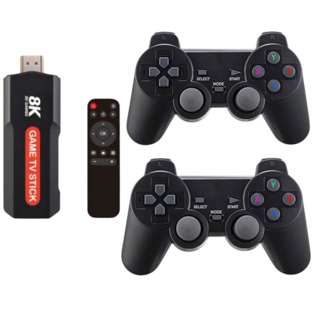 KONSOLA RETRO STICK GIERKA TELEWIZYJNA HDMI 8K ANDROID TV 40000 36500 GIER