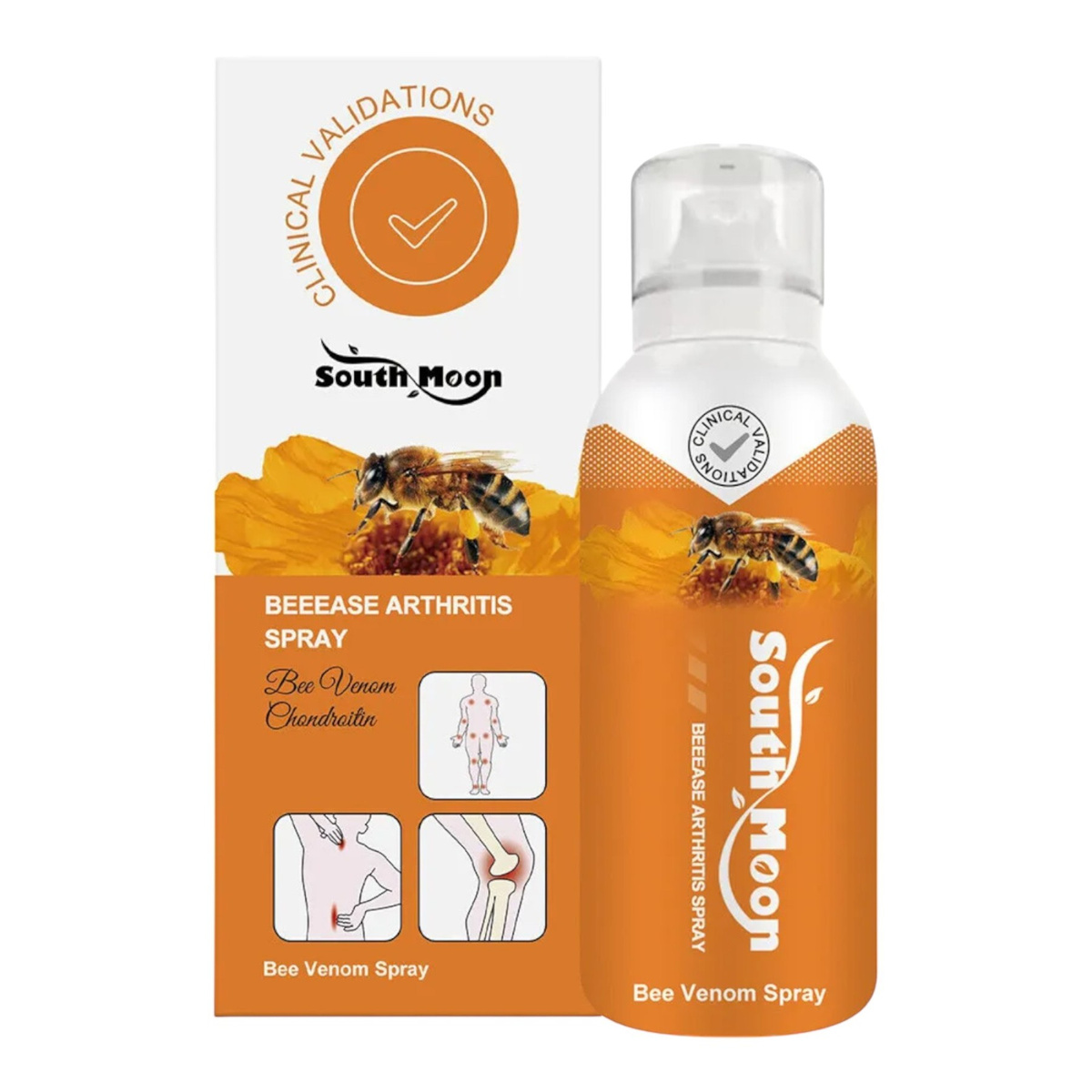 SOUTH MOON Przeciwbólowy Spray na Bóle Mięśni Stawów 100 ML