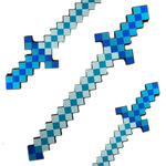 MINECRAFT Piankowy Miecz Diamentowy 61cm