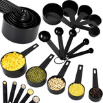 MIARKI KUCHENNE ZESTAW MIAREK KUCHENNYCH DO ODMIERZANIA ŁYŻKI KUBECZKI x10