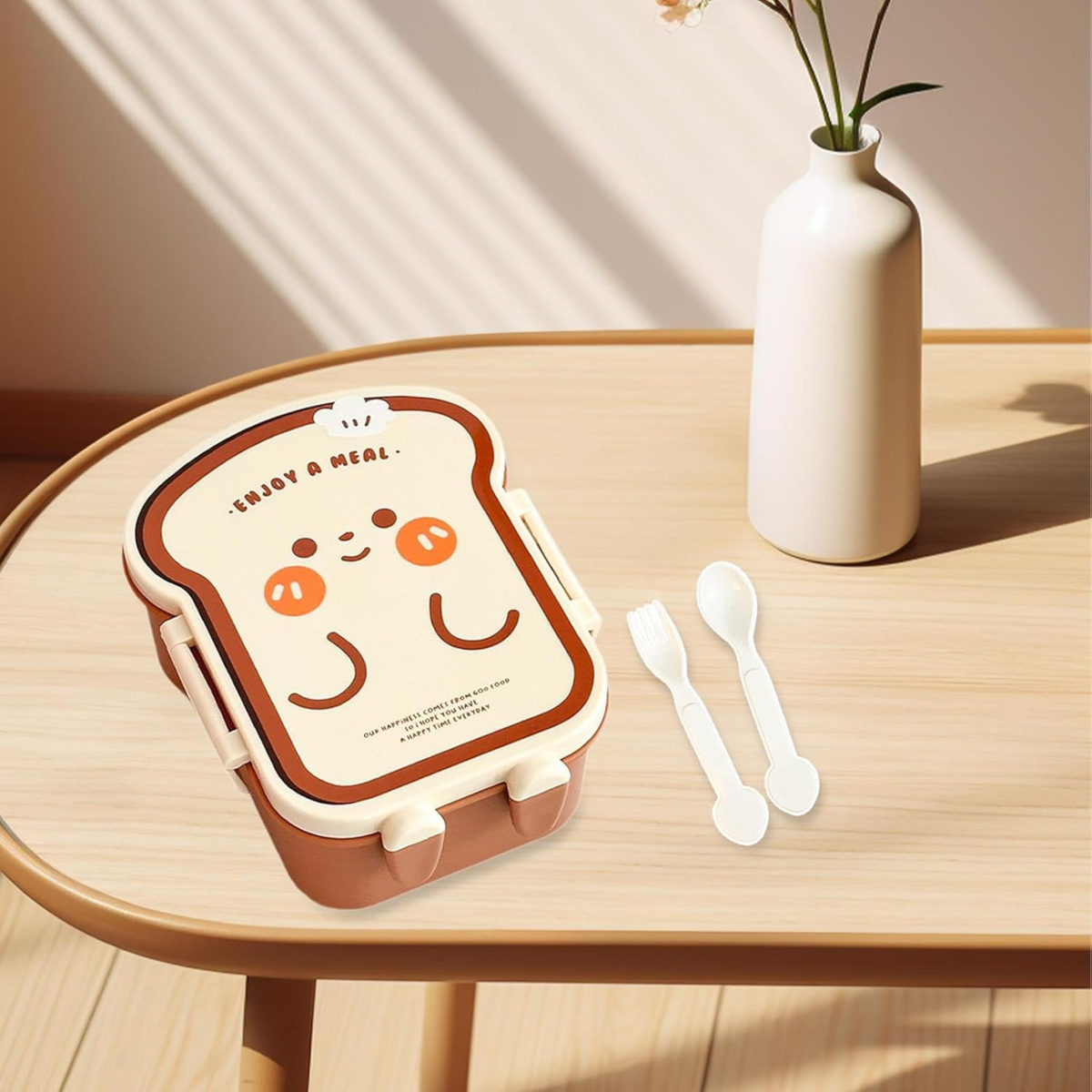 POJEMNIK NA JEDZENIE DLA DZIECI LUNCH BOX LUNCHBOX ŚNIADANIÓWKA + SZTUĆCE