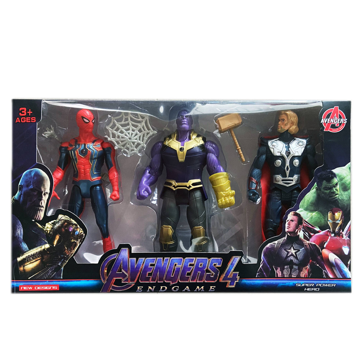 AVENGERS - ZESTAW 4 FIGUREK SUPERBOHATERÓW MARVEL