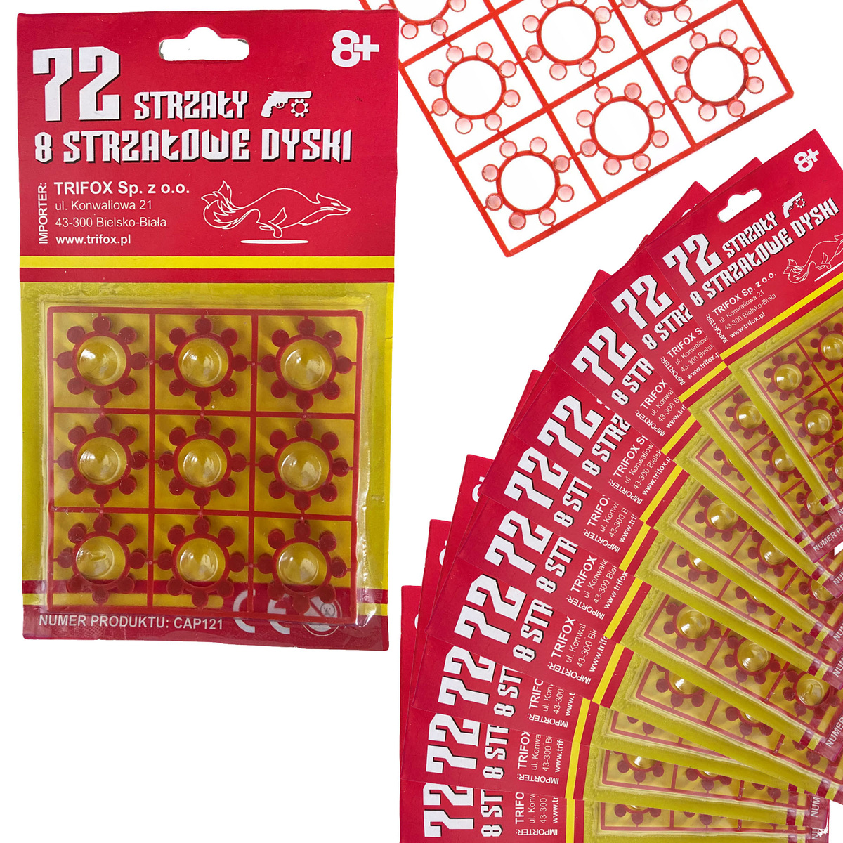 20 x Kapiszony naboje do pistoletu Spłonka 