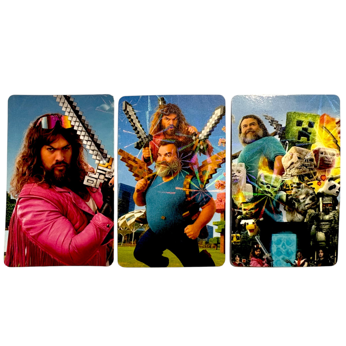 MINECRAFT SASZETKA NIESPODZIANKA 3 KARTY KOLEKCJONERSKIE + FIGURKA Z GRY