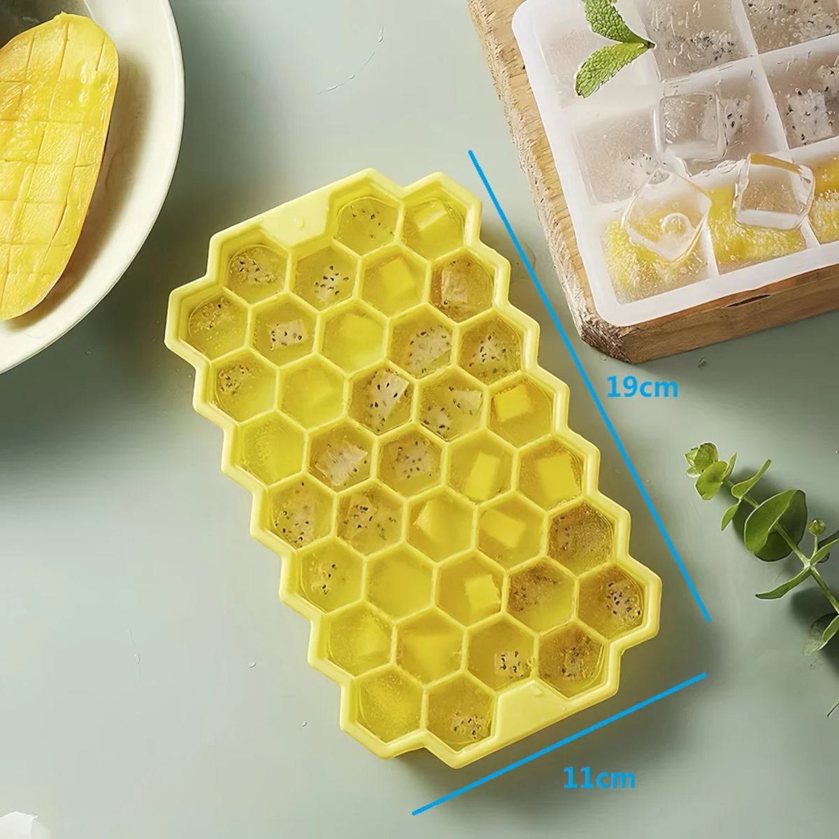 FORMA FOREMKA DO LODU KOSTEK LÓD SILIKONOWA FOREMKI SILIKONOWE NA 37 KOSTEK