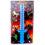 MINECRAFT MEGA ZESTAW XXL MIECZ ŚWIECĄCY FIGURKI Z GRY SMOK PAJĄK DENIS