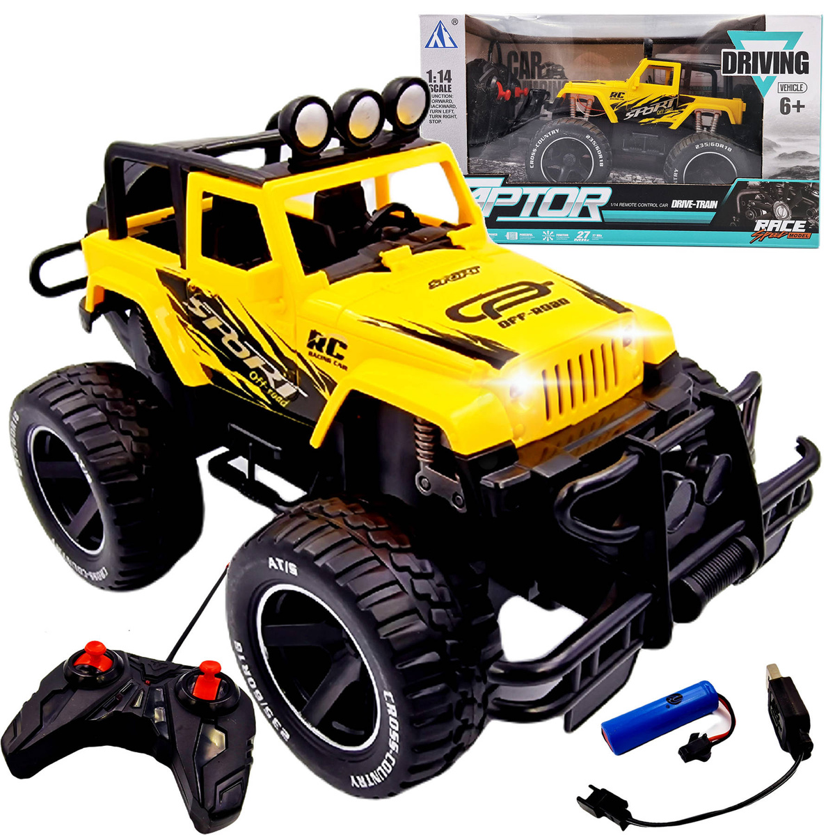 Samochód zdalnie sterowany RC JEEP