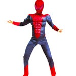SPIDERMAN - STRÓJ DLA CHŁOPCA GRUBY Z MIEŚNIAMI DELUXE