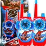 SPIDERMAN WALKIE TALKIE SPIDER MAN ŁOKI TOKI DWIE KRÓTKOFALÓWKI SŁUCHAWKI