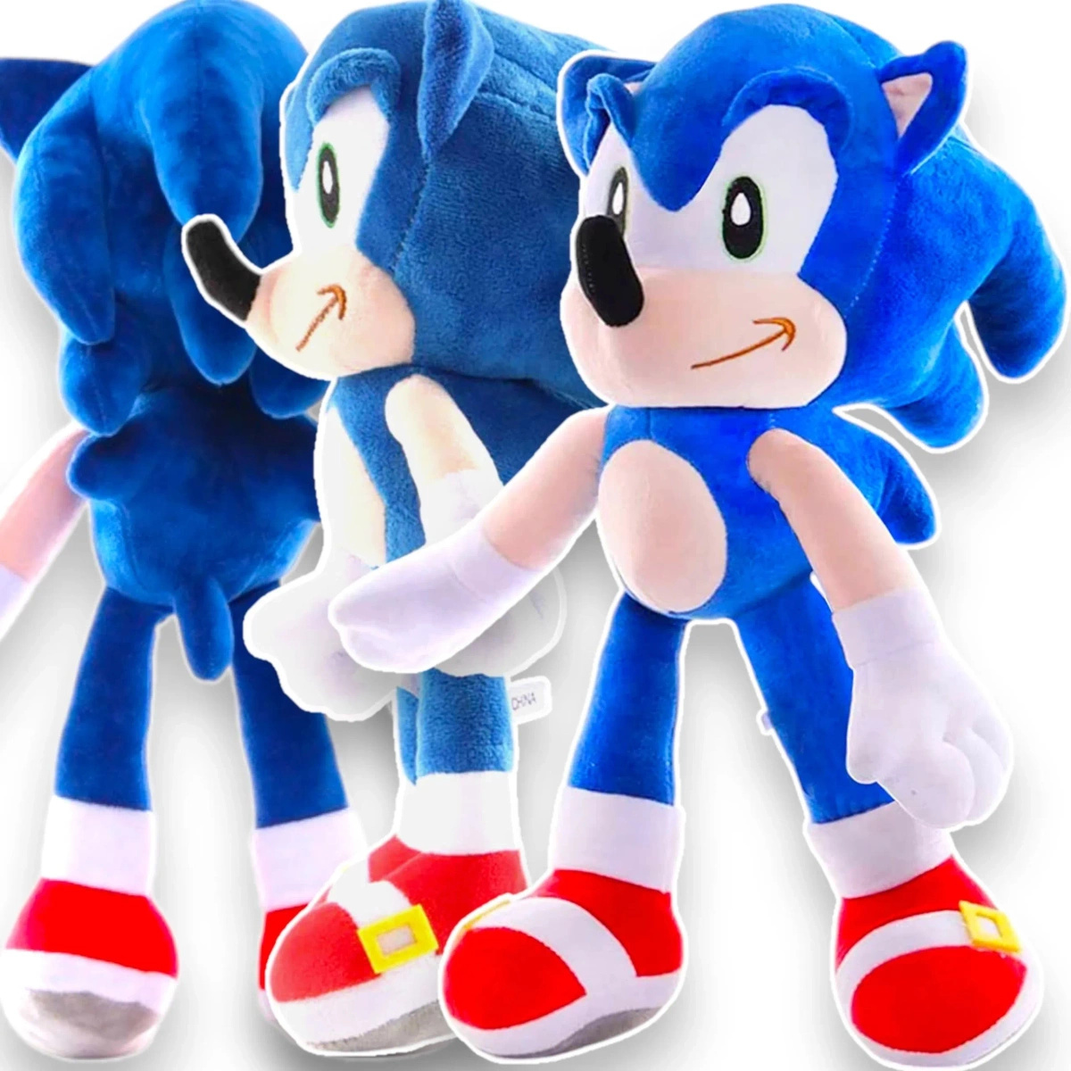 SONIC DUŻA PLUSZOWA MASKOTKA JEŹ JEŻYK 30CM MIĘKKI PRZYTULANKA Z BAJKI