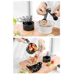 MIARKI KUCHENNE ZESTAW MIAREK KUCHENNYCH DO ODMIERZANIA ŁYŻKI KUBECZKI x10