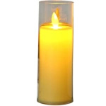 ŚWIECZKA LED 12.5 CM ELEKTRYCZNY WKŁAD DO ZNICZY ŚWIECA EFEKT PŁOMIENIA