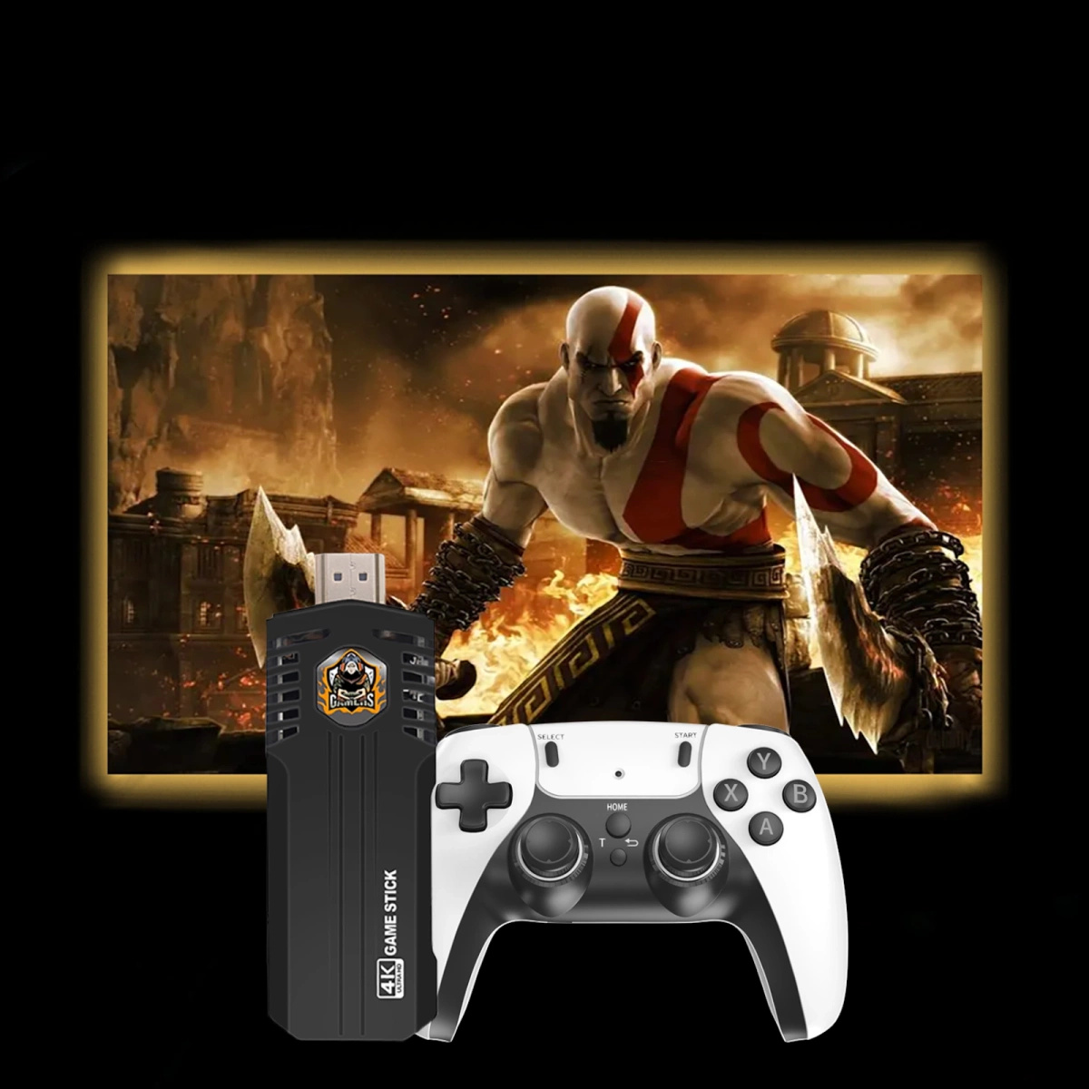 PROJEKTOR 4K LED KONSOLA GAME STICK PRO ANDROID 2 PADY GRY PILOT WIFI USB