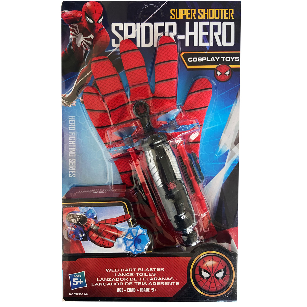 SPIDERMAN Zestaw Strój Dla Chłopca Kostium + Akcesoria