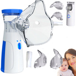 INHALATOR NEBULIZATOR DLA DZIECI I DOROSŁYCH PRZENOŚNY  USB CICHY  MEMBRANOWY SIATECZKOWY