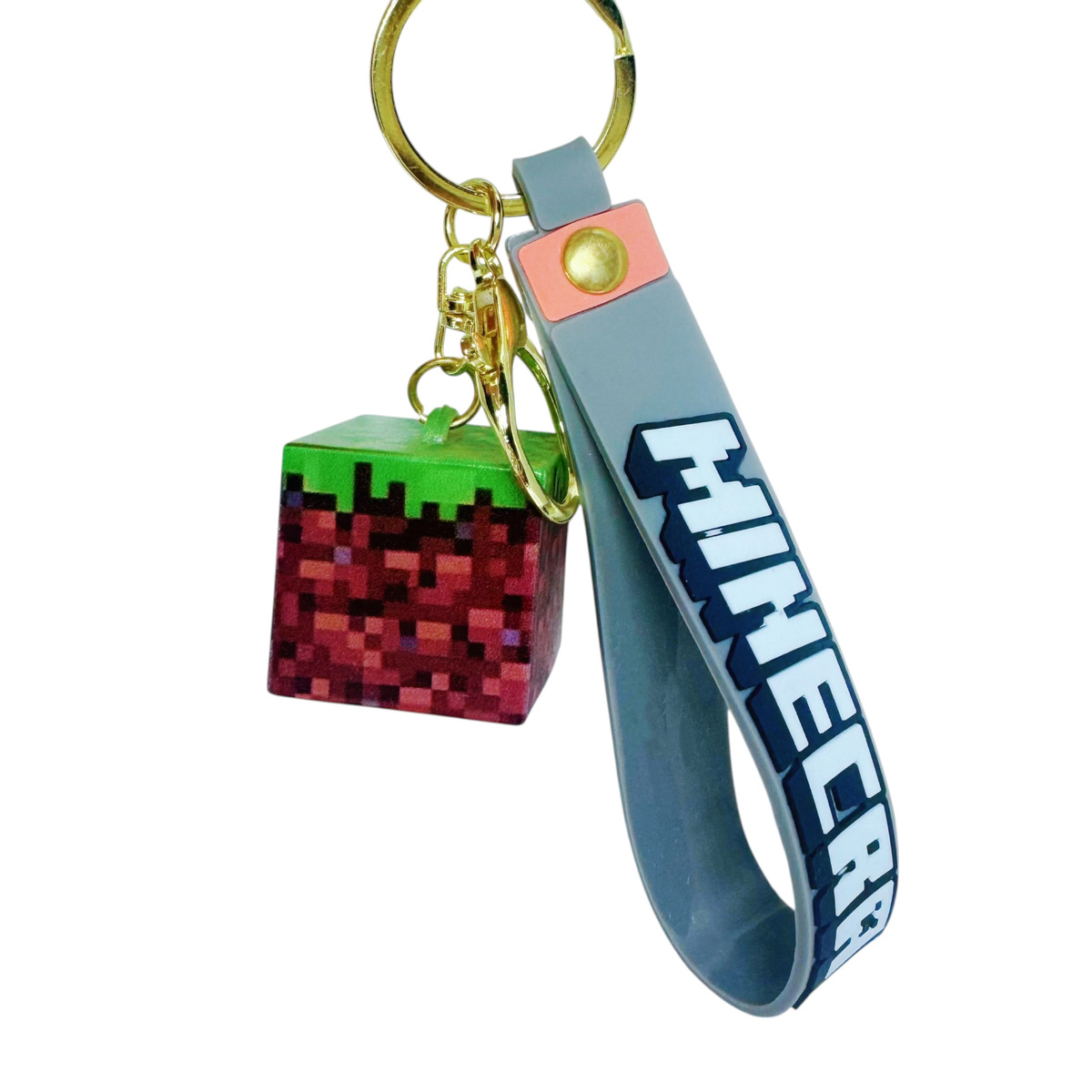 BRELOCZEK MINECRAFT ZAWIESZKA DO KLUCZY BRELOK DO PLECAKA DUŻY FIGURKA