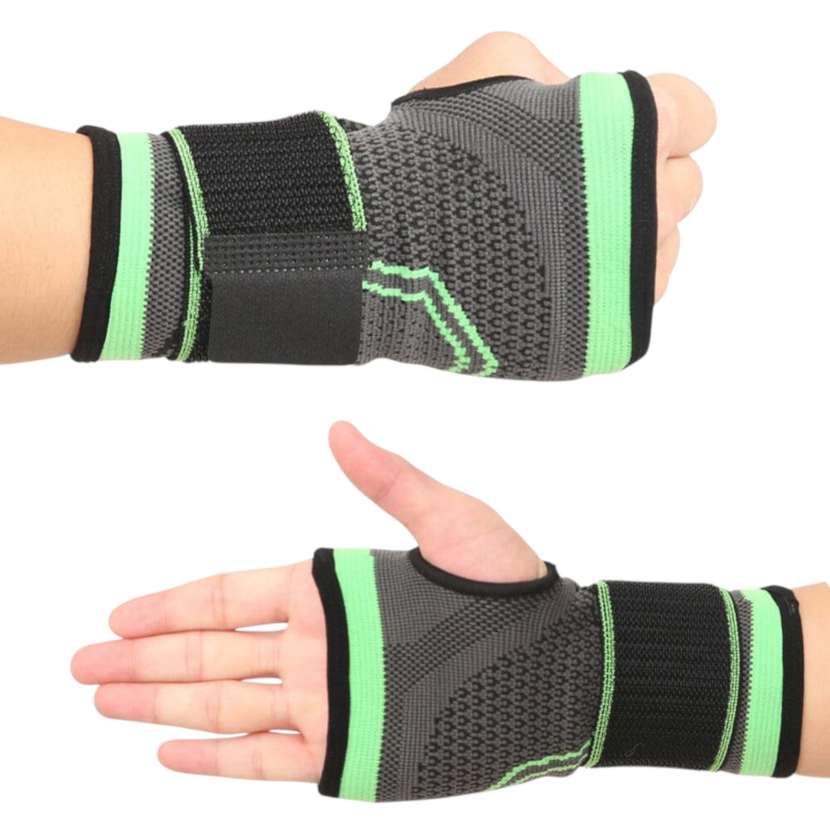 STABILIZATOR NADGARSTKA OPASKA NA NADGARSTEK ELASTYCZNA USZYTWNIACZ DŁONI